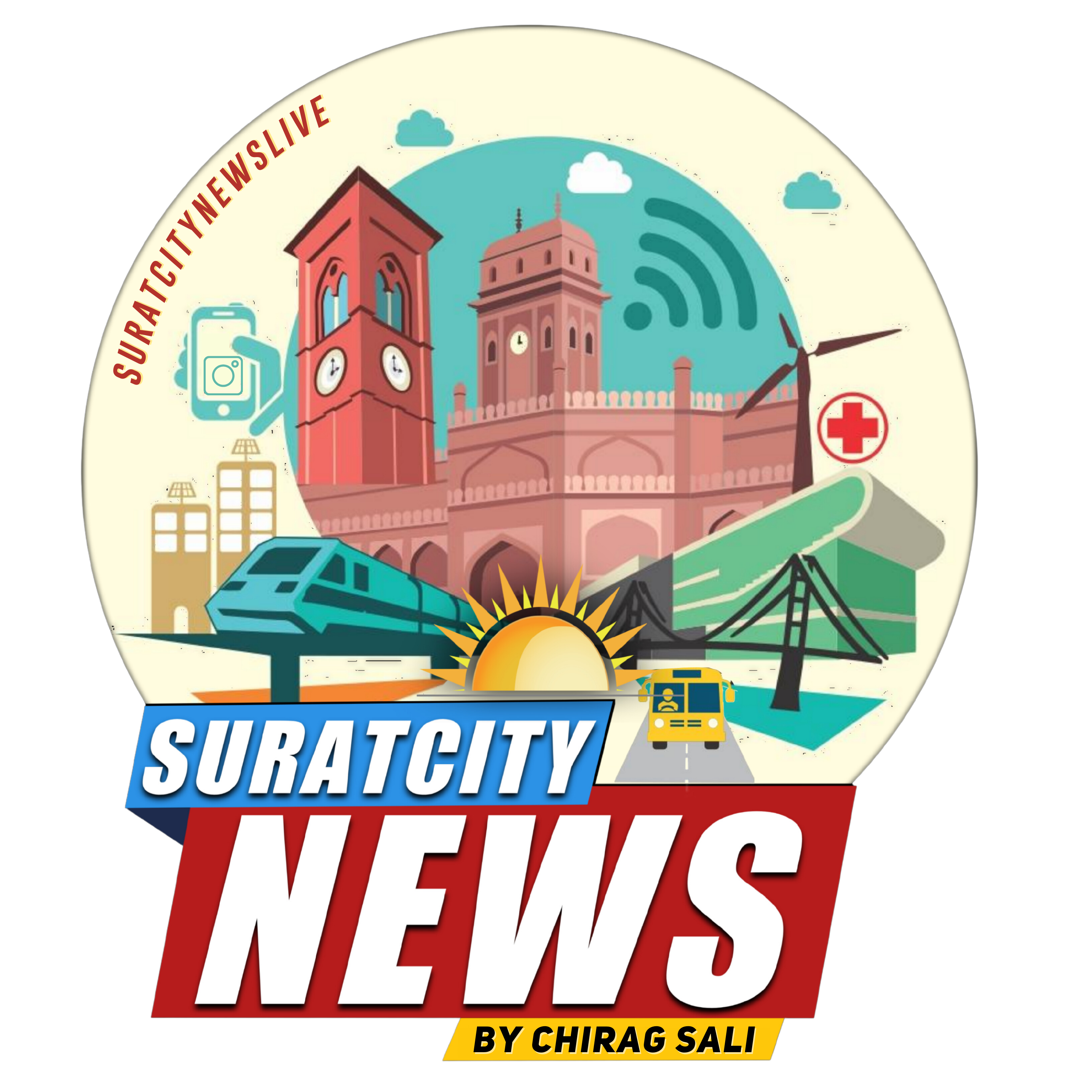 Surat City News Logo